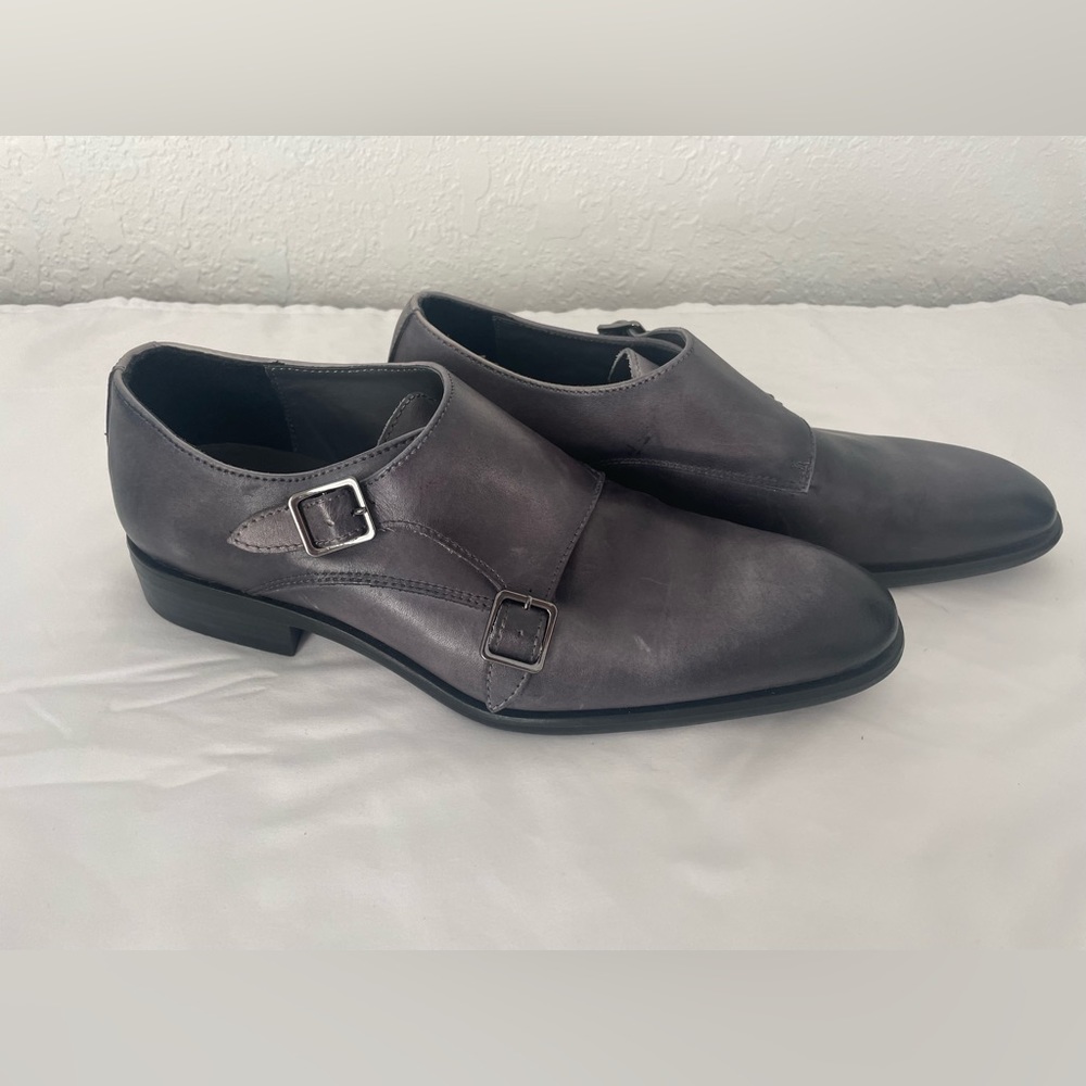 VITTORIO RUSSO MONK STRAP GRAY SIZE 9
